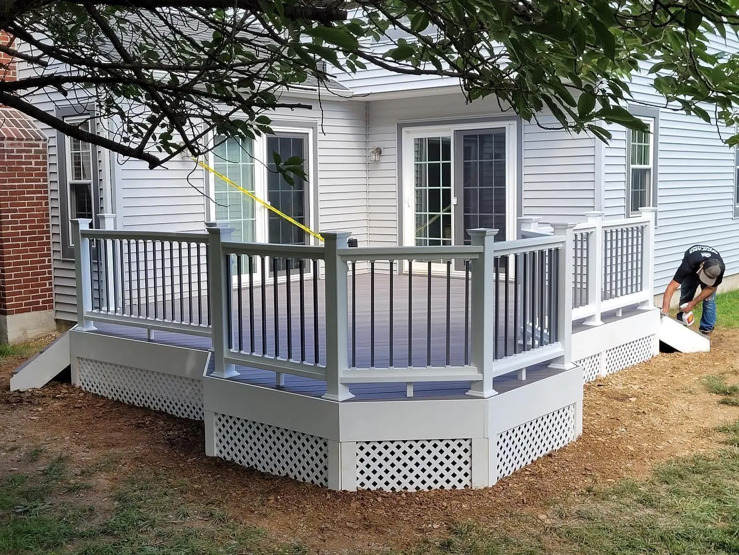 Wrap-around deck and railing by ProDecks Delaware